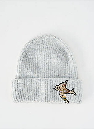 Căciulă gri PIECES femeie