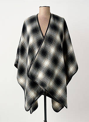 Poncho alb ONLY femme