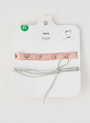 Colier roz MANGO femeie