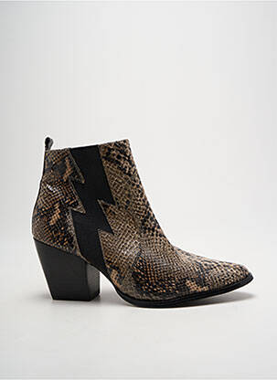 Botine/ghete maro CLOUDS OF FASHION femeie