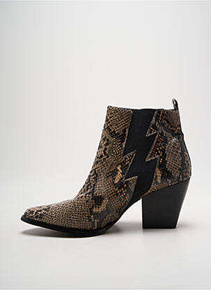 Botine/ghete maro CLOUDS OF FASHION femeie