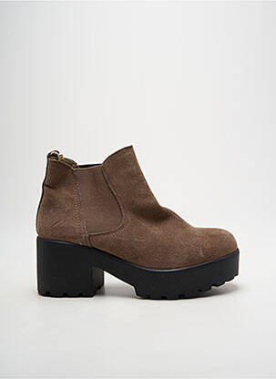 Botine/ghete maro DOUBLE AGENT femeie