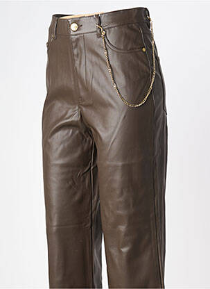 Pantalon drept maro ONLY femeie
