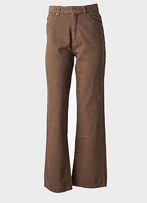Pantalon evazat maro ONLY femeie