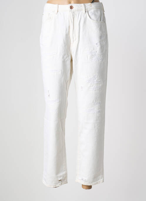 Blugi cu croială dreaptă bej ONLY femeie