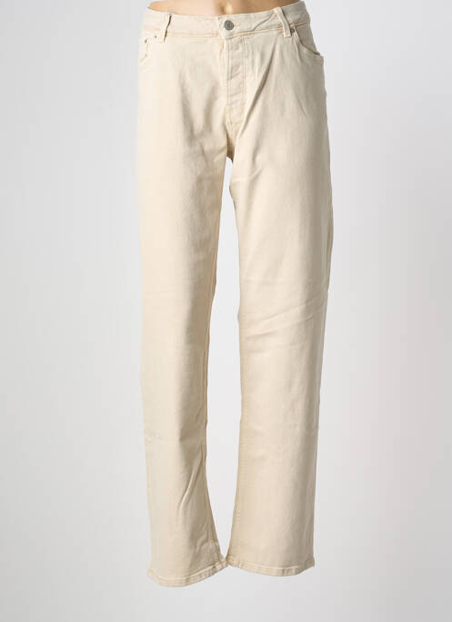 Blugi cu croială dreaptă bej JJXX femeie