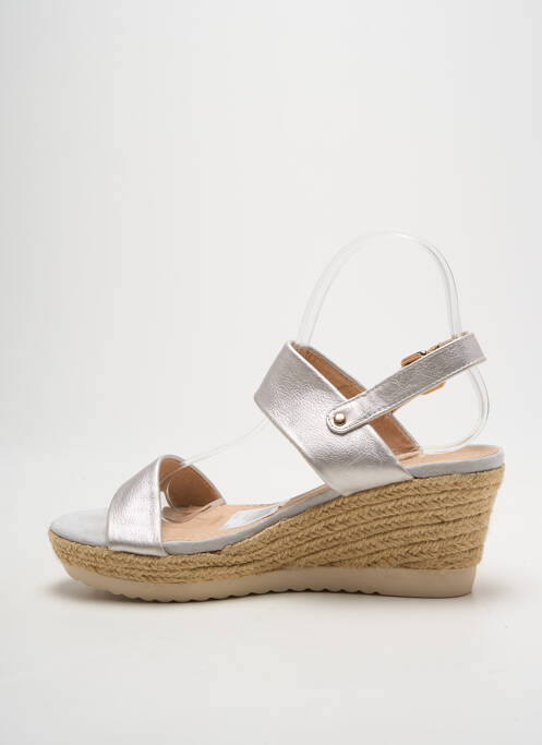 Sandale/Pantofi decupați argintiu H3 femeie