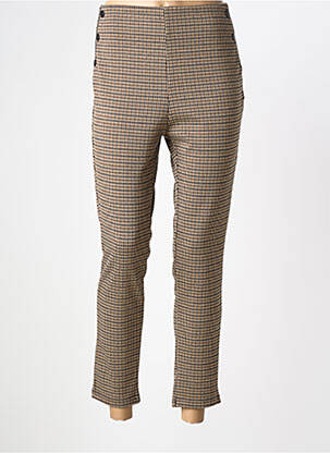Pantalon chino maro HAILYS femeie