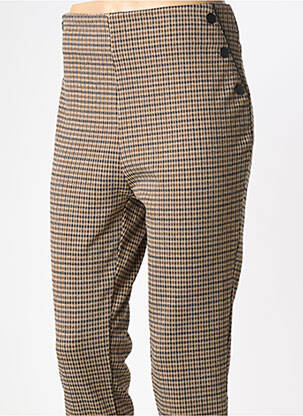 Pantalon chino maro HAILYS femeie