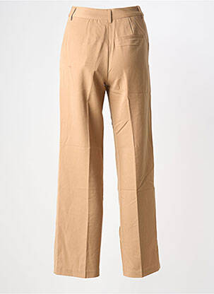 Pantalon larg bej VILA femeie