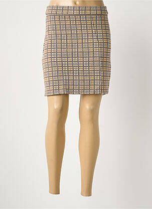 Fustă midi portocaliu CEMI femeie