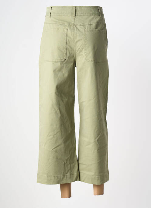 Pantalon trei sferturi verde MANGO femeie