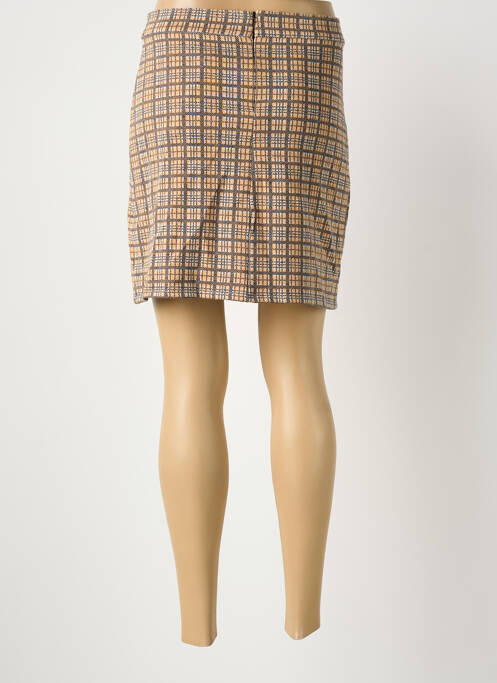 Fustă midi portocaliu CEMI femeie