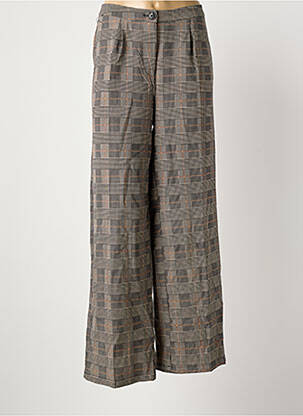 Pantalon evazat maro ONLY femeie