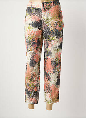 Pantalon trei sferturi portocalie DEUX. BY ELINE DE MUNCK femeie