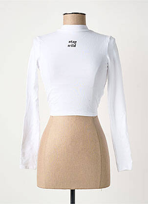 Pulover alb TALLY WEIJL femeie