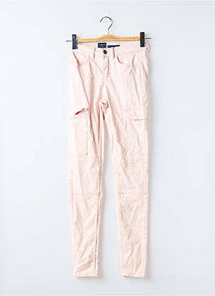 Pantalon cargo roz PIECES femeie