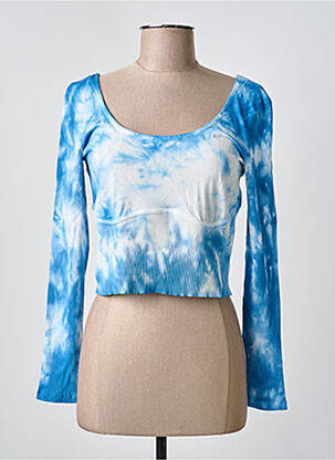 Top scurt albastru TALLY WEIJL femeie