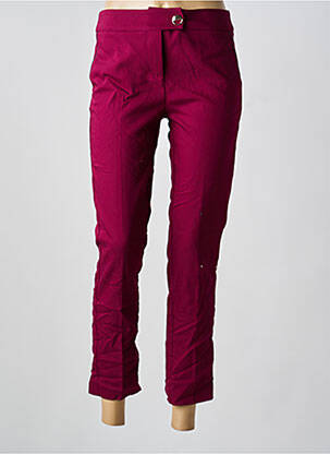 Pantalon chino roșu MORGAN femeie