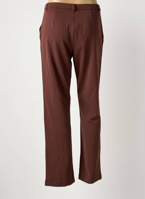Pantalon chino maro JACQUELINE DE YONG femeie
