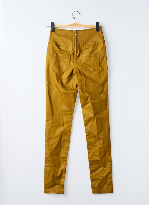 Blugi cu croială slim verde PIECES femeie