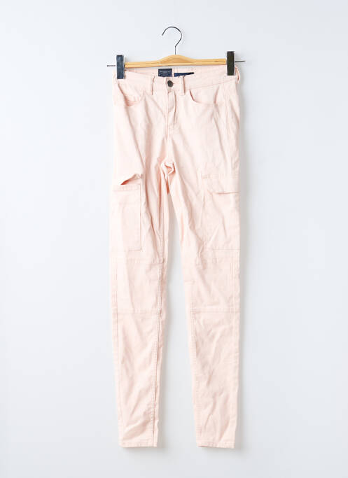 Pantalon cargo roz PIECES femeie