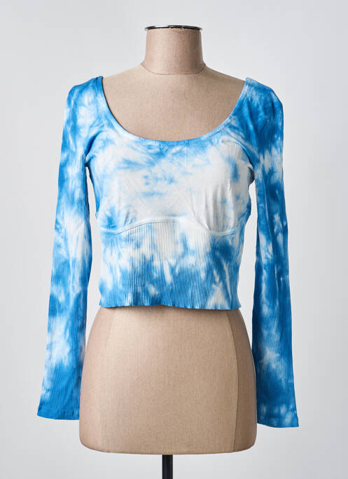 Top scurt albastru TALLY WEIJL femeie