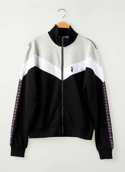 Vestă cu mâneci lungi negru FILA fată