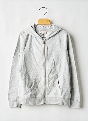 Vestă cu mâneci lungi gri ONLY fată