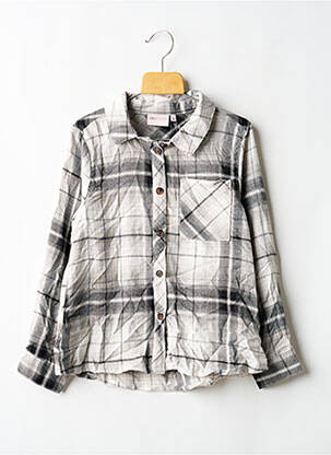 Cămașă cu mâneci lungi gri ONLY fată