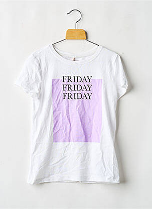 Tricou alb ONLY fille