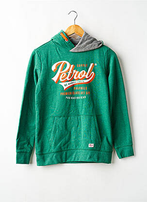 Hanorac cu glugă verde PETROL INDUSTRIES băiat