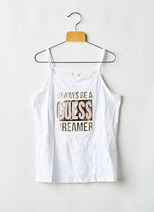 Tricou alb GUESS fată