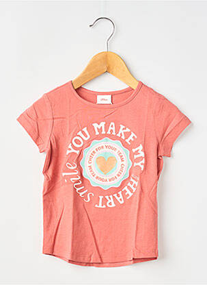 Tricou roz S.OLIVER fată