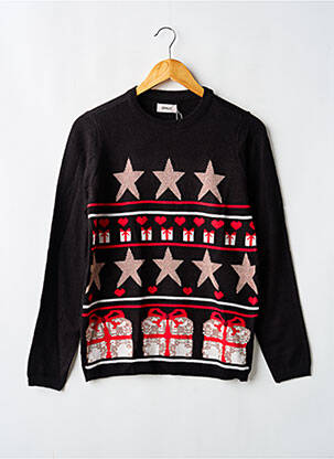 Pulover negru ONLY fată