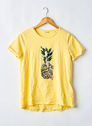Tricou galben GUESS fată