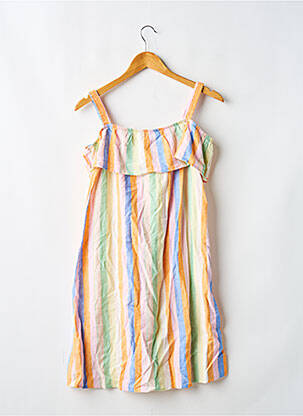 Rochie scurtă portocalie ONLY fată