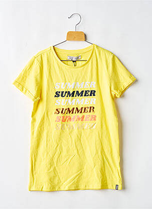 Tricou galben CARS JEANS fată