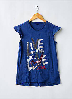 Tricou albastru GUESS fată