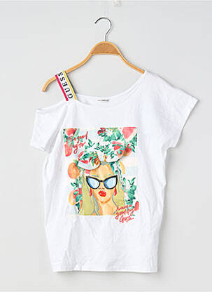 Tricou alb GUESS fată