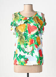Top verde GUESS fille