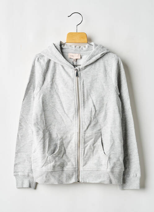 Vestă cu mâneci lungi gri ONLY fată