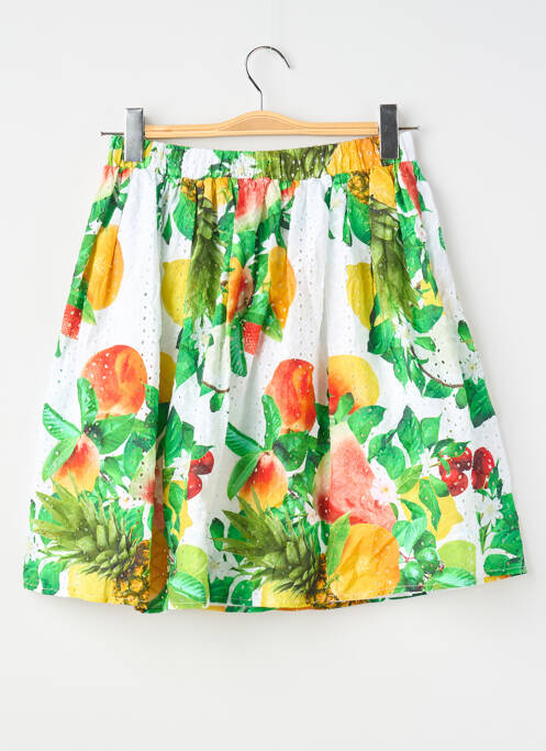 Fustă scurtă verde GUESS fată