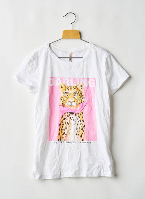 Tricou alb ONLY fille