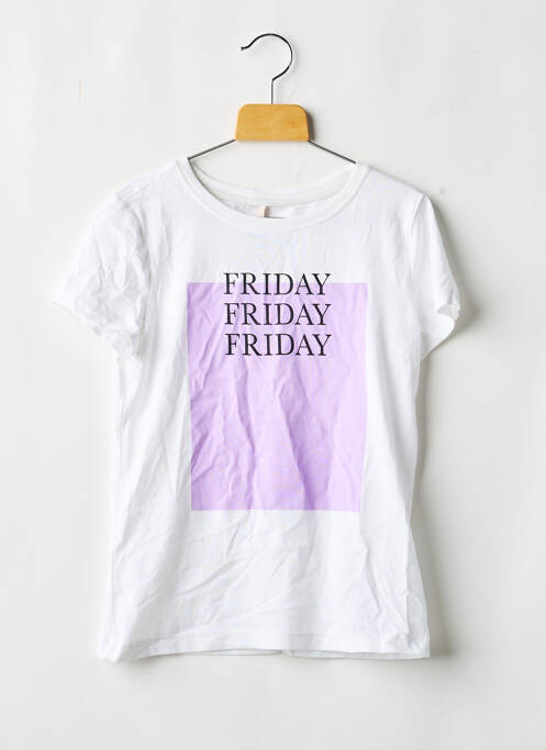 Tricou alb ONLY fată