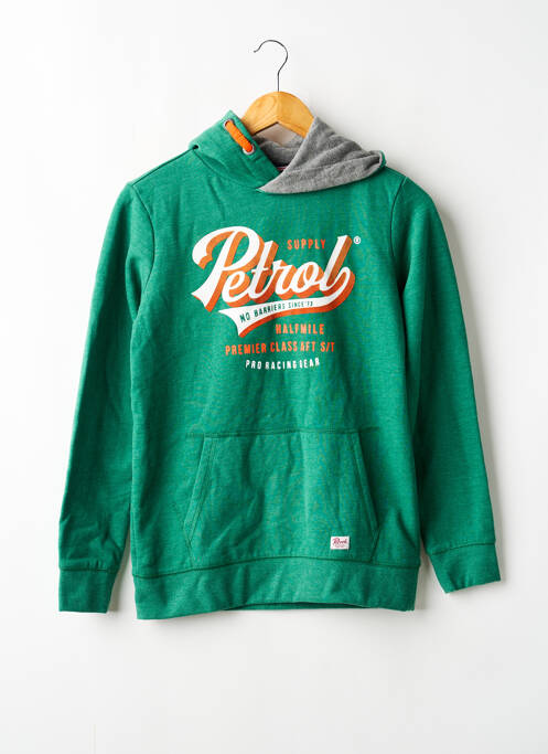 Hanorac cu glugă verde PETROL INDUSTRIES băiat