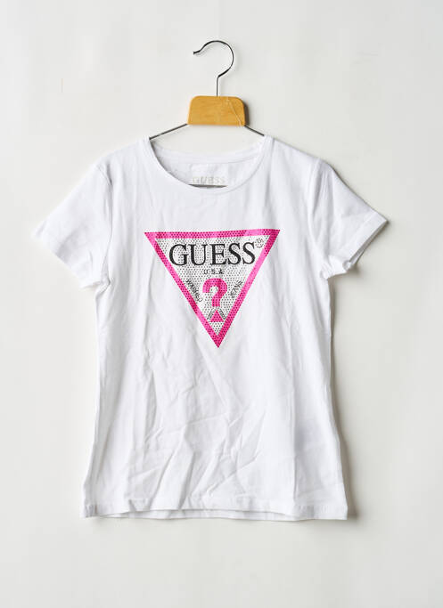 Tricou alb GUESS fată