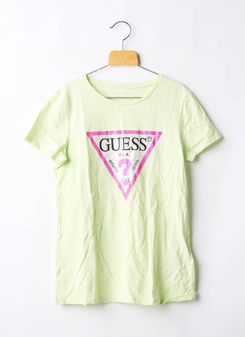 Tricou verde GUESS fată