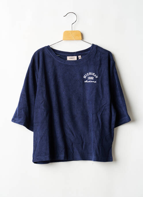 Tricou albastru ONLY fată