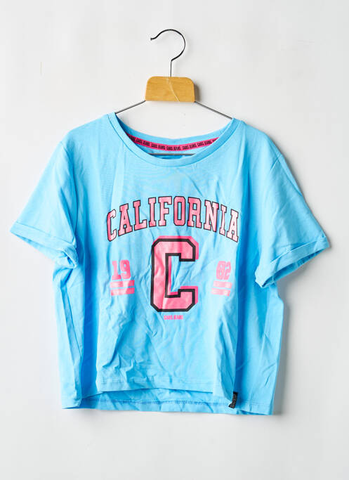 Tricou albastru CARS JEANS fată